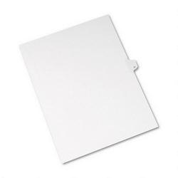 Avery-Dennison Allstate® Style Legal Side Tab Dividers, Tab Title M, 11 x 8 1/2, 25/Pack