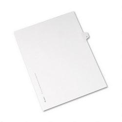 Avery-Dennison Allstate® Style Legal Side Tab Dividers, Tab Title R, 11 x 8 1/2, 25/Pack