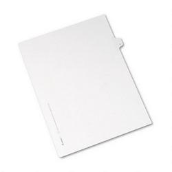 Avery-Dennison Allstate® Style Legal Side Tab Dividers, Tab Title T, 11 x 8 1/2, 25/Pack
