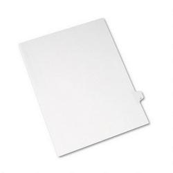Avery-Dennison Allstate® Style Legal Side Tab Dividers, Tab Title U, 11 x 8 1/2, 25/Pack