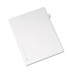 Avery-Dennison Allstate® Style Legal Side Tab Dividers, Tab Title V, 11 x 8 1/2, 25/Pack