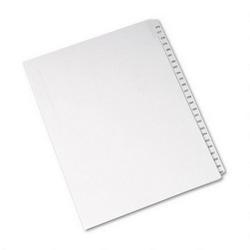Avery-Dennison Allstate® Style Legal Side Tab Dividers, Tab Titles 276 300, 11 x 8 1/2, 25/Set