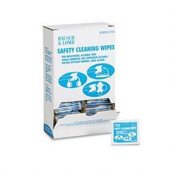 Bausch And Lomb Inc. Antibacterial Safety Cleaning Wipes for Office Equipment, 100 Wipes Per Box