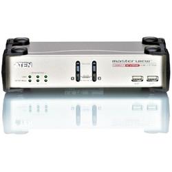 ATEN TECHNOLOGIES Aten CS1772 2-Port USB KVM Switch with HUB and Ethernet Switch - 2 x 1 - 2 x SPHD-15 Keyboard/Mouse/Video