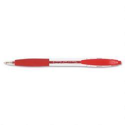 Bic Corporation Atlantis™ Retractable Ball Pen, Medium Point, Nonrefillable, Red Ink
