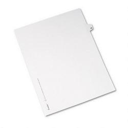 Avery-Dennison Avery® Style Legal Side Tab Dividers, Tab Title 20, 11 x 8 1/2, 25/Pack