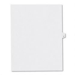Avery-Dennison Avery® Style Legal Side Tab Dividers, Tab Title 37, 11 x 8 1/2, 25/Pack
