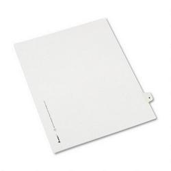Avery-Dennison Avery® Style Legal Side Tab Dividers, Tab Title 4, 11 x 8 1/2, 25/Pack