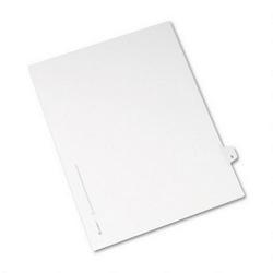 Avery-Dennison Avery® Style Legal Side Tab Dividers, Tab Title 5, 11 x 8 1/2, 25/Pack