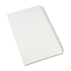 Avery-Dennison Avery® Style Legal Side Tab Dividers, Tab Titles 101 125, 14 x 8 1/2, 25/Set