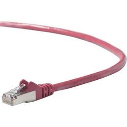 BELKIN COMPONENTS Belkin Cat. 5e Patch Cable - 1 x RJ-45 - 1 x RJ-45 - 14ft (A3L791B14-RED-S)