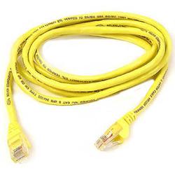 BELKIN COMPONENTS Belkin Cat. 5e Patch Cable - 1 x RJ-45 - 1 x RJ-45 - 14ft (A3L791B14-YLW-S)