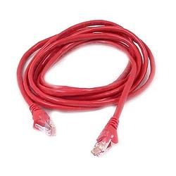 BELKIN COMPONENTS Belkin Cat. 5e Patch Cable - 1 x RJ-45 - 1 x RJ-45 - 25ft (A3L791B25-RED-S)