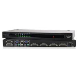 BELKIN COMPONENTS Belkin OmniView PRO3 8-Port KVM Switch - 8 x 2 - - 1U - Rack-mountable, Desktop