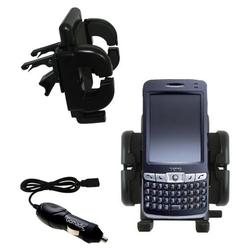 Gomadic BenQ P50 Auto Vent Holder with Car Charger - Uses TipExchange