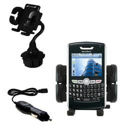 Gomadic Blackberry 8820 Auto Cup Holder with Car Charger - Uses TipExchange