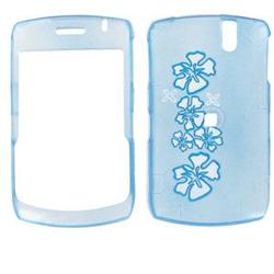 Wireless Emporium, Inc. Blackberry Curve 8300/8310/8320 Trans. Blue Hawaii Snap-On Protector Case