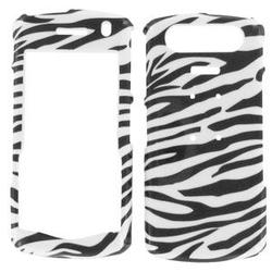 Wireless Emporium, Inc. Blackberry Pearl 8120/8130 Zebra Snap-On Protector Case Faceplate