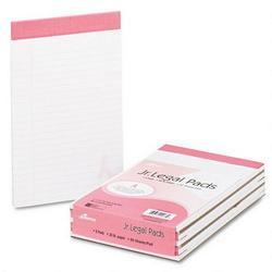 Ampad/Divi Of American Pd & Ppr Breast Cancer Awareness Perforated Pads, Jr. Legal Size, 50 Sheets/Pad