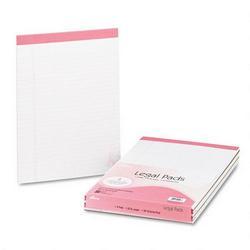 Ampad/Divi Of American Pd & Ppr Breast Cancer Awareness Perforated Pads, Letter Size, 50 Sheets/Pad
