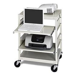 BRETFORD Bretford EC4E Mini All-In-One Computer Cart with 2-outlet Electrical Unit - Steel - Putty Beige