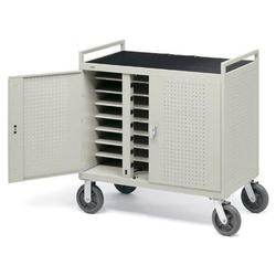 BRETFORD Bretford LAP24EBA-GM Welded Laptop Storage Cart - Steel