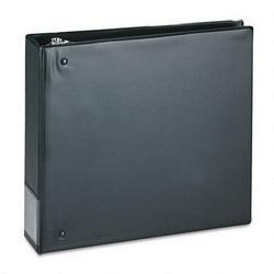 C-Line Products, Inc. CD/DVD 2 D Ring Binder Kit, 3w x 11 1/2d x 12 3/8h, Black