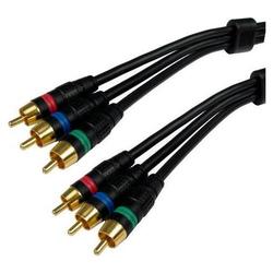 CABLES UNLIMITED COMPONENT VIDEO CABLE 10' BLAC