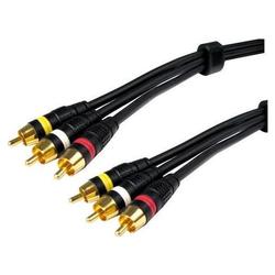 CABLES UNLIMITED COMPOSITE A/V CABLE 6' BLACK