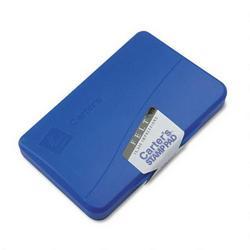 Avery-Dennison Carter's Felt Stamp Pad, 2 3/4 x 4 1/4, Blue Ink