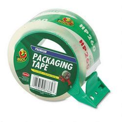Manco,Inc. Carton Sealing Tape in Reusable Dispenser, 2 x 60 yds, 3 Core, Clear