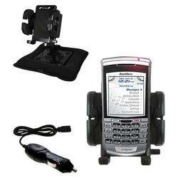 Gomadic Cingular Blackberry 7100g Auto Bean Bag Dash Holder with Car Charger - Uses TipExchange