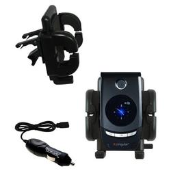 Gomadic Cingular StarTrek Auto Vent Holder with Car Charger - Uses TipExchange
