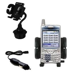 Gomadic Cingular Treo 650 Auto Cup Holder with Car Charger - Uses TipExchange