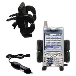 Gomadic Cingular Treo 650 Auto Vent Holder with Car Charger - Uses TipExchange