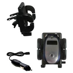 Gomadic Cingular V551 Auto Vent Holder with Car Charger - Uses TipExchange