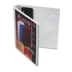 Cardinal Brands Inc. ClearVue™ Premium Slant D® Presentation Binder, 1 Capacity, White