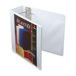 Cardinal Brands Inc. ClearVue™ Premium Slant D® Vinyl Presentation Binder, 4 Capacity, White