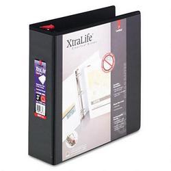 Cardinal Brands Inc. ClearVue™ XtraLife® Slant D® Presentation Binder, Black, 3 Capacity