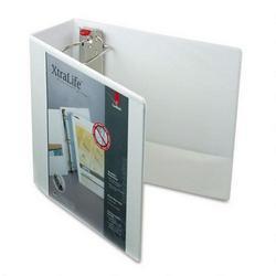 Cardinal Brands Inc. ClearVue™ XtraLife® Slant D® Presentation Binder, White, 4 Capacity