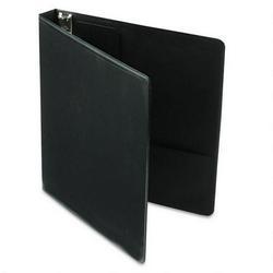 Cardinal Brands Inc. ClearVue™ XtraValue™ D Ring Presentation Binder, Black Vinyl, 1 Capacity