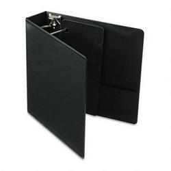 Cardinal Brands Inc. ClearVue™ XtraValue™ D Ring Presentation Binder, Black Vinyl, 2 Capacity