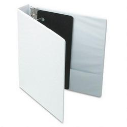 Cardinal Brands Inc. ClearVue™ XtraValue™ D Ring Presentation Binder, White Vinyl, 1 1/2 Capacity