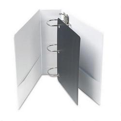 Cardinal Brands Inc. ClearVue™ XtraValue™ D Ring Presentation Binder, White Vinyl, 3 Capacity