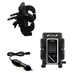 Gomadic Cowon iAudio 6 Auto Vent Holder with Car Charger - Uses TipExchange