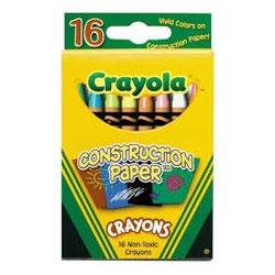 Binney And Smith Inc. Crayola Construction Paper Crayons