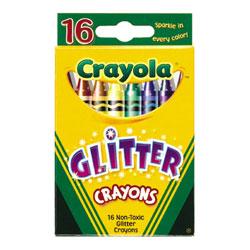 Binney And Smith Inc. Crayola Glitter Crayons (BIN523716)