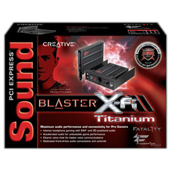 Creative Labs Creative PCI Express SoundBlaster X-FI Titanium Fatal1ty Champion Series