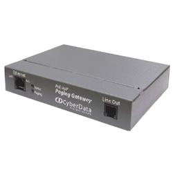 CYBERDATA CyberData VoIP Paging Gateway - 1 x 10/100Base-TX PoE , 1 x FXO