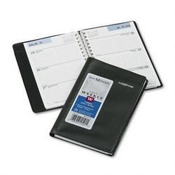 At-A-Glance DayMinder® Weekly Appointment Book, 1 Wk/Spread, 3 3/4 x 6, Black